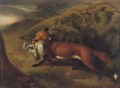 El zorro con una perdiz Philip Reinagle animales